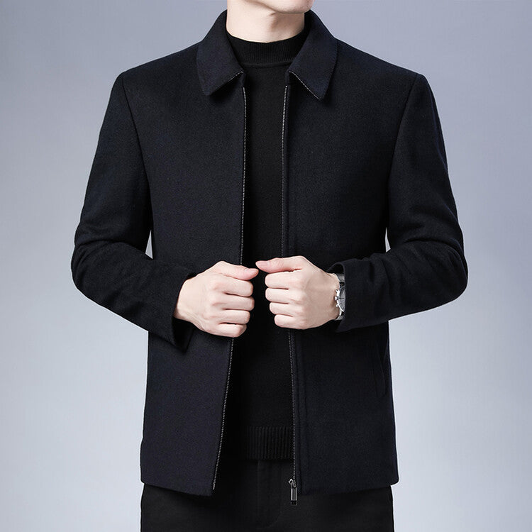 Wool Woolen Men's Lapel Jacket