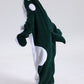 Dolphin Shark Blanket Soft Hooded Sleeping Bag