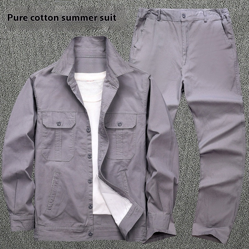 Welding Anti-scald Workshop Large Pocket Workwear Suit