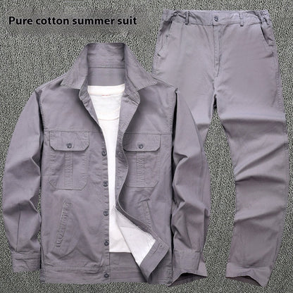 Welding Anti-scald Workshop Large Pocket Workwear Suit