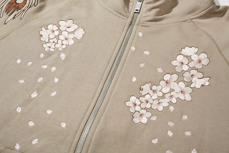 Men's Fashion Casual Embroidered Hooded Sweatshirt