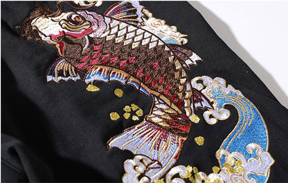 Men's Casual Embroidered Sweatshirt