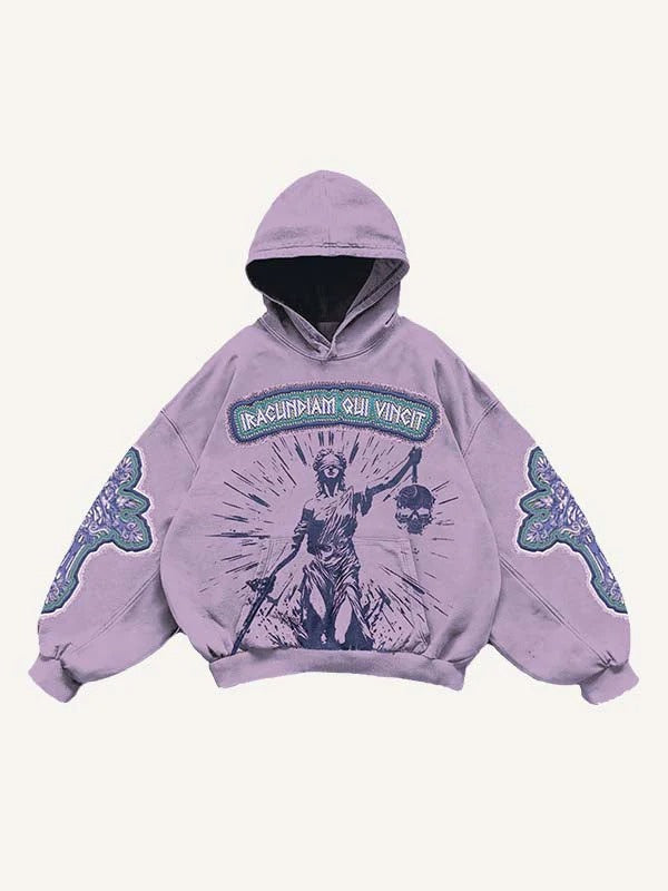 Fashion Casual Printed Polyester Sweater