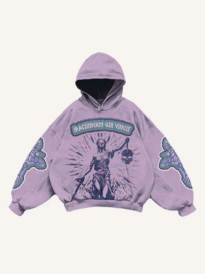 Fashion Casual Printed Polyester Sweater