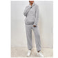Winter Plush Pajama Set Fashion Casual Hooded Top And Elastic Band Pants Warm Sofa Carpet Home Clothes Women's Trousers Set Clothing