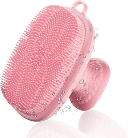 Handheld Face Decontamination Brush Silicone Face Cleansing Brush