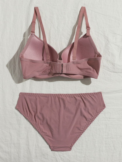 Women's Lingerie Set, Comfortable Push-up Bra For Women, Available In Three Colors