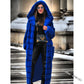 Fashionable Thickened Long Plush Women's Coat