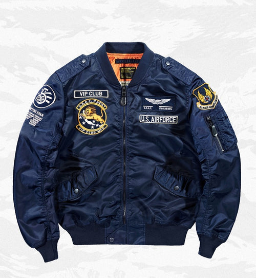 Pilot Jacket Men's Korean Embroidered Baseball