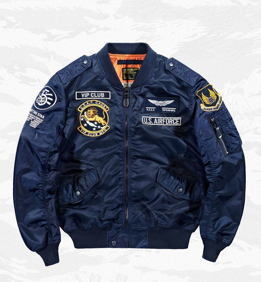 Pilot Jacket Men's Korean Embroidered Baseball