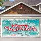 Christmas Background Hanging Cloth Garage Door Patch Holiday Party