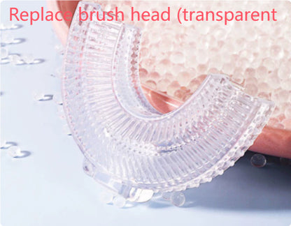 Children'S Electric Toothbrush Food Grade Silicone Oral 360 Degree Automatic Usb Charging Smart Children'S Toothbrush U-Shaped