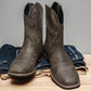 Retro Autumn And Winter Western Cowboy Worker Boot
