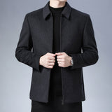 Wool Woolen Men's Lapel Jacket