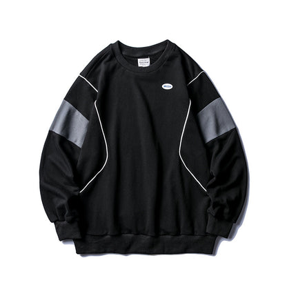 Crew Neck Embroidered Sweatshirt
