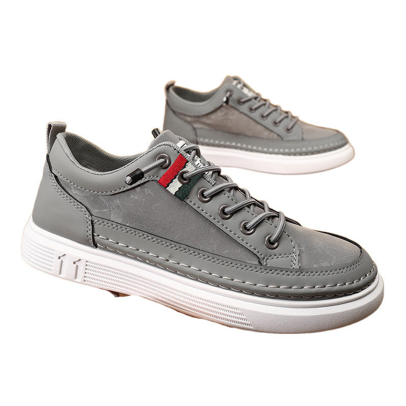 Casual Men's Sneakers High-end Versatile Canvas Sneakers Bandage Dress