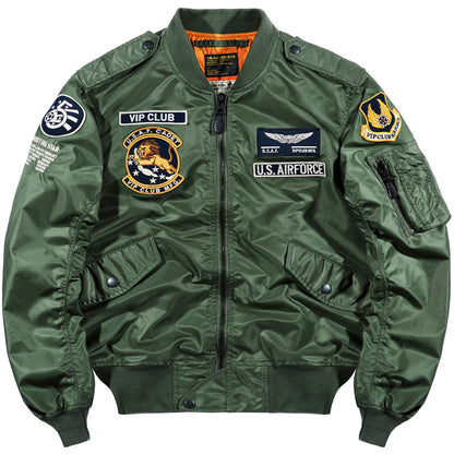 Pilot Jacket Men's Korean Embroidered Baseball