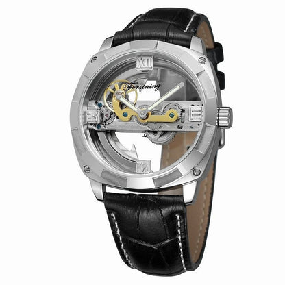 Business Casual Fashion Men's Watch Waterproof Tourbillon Automatic Mechanical