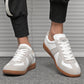 Japanese-style Retro Unisex Shoes White Sneakers