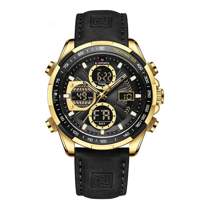 Men's Stainless Steel Strap Multi-function Watch