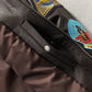 Men's Embroidered Leather Leather Motorcycle Jacket