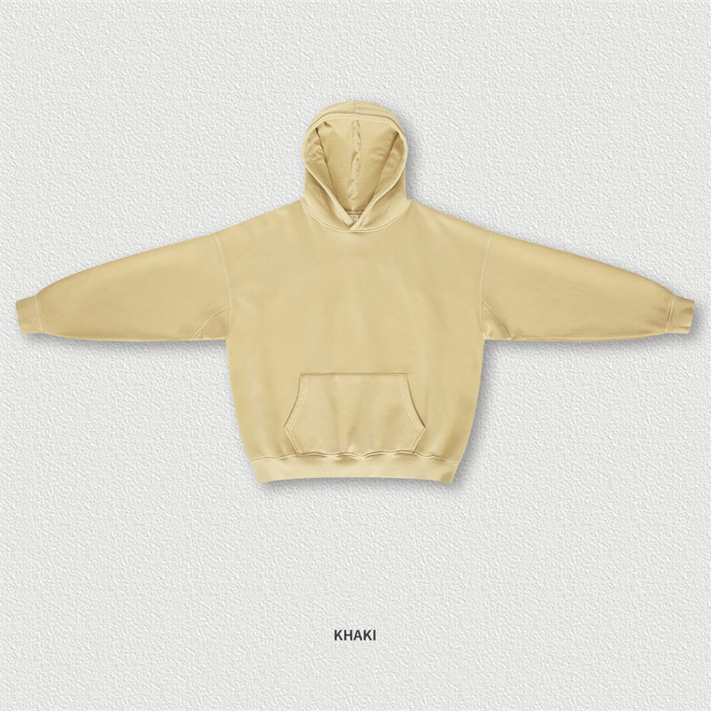 Old Plush Hoodie Washed In Autumn And Winter