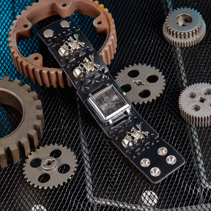 Factory Punk Scorpion Ghost Head Watch Bracelet Belt