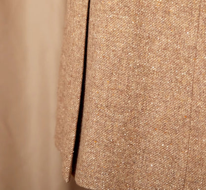 Color Dots Mid-length Coat