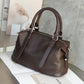 Top Layer Cowhide Ladies Bag Retro Easy Matching Pillow Bag