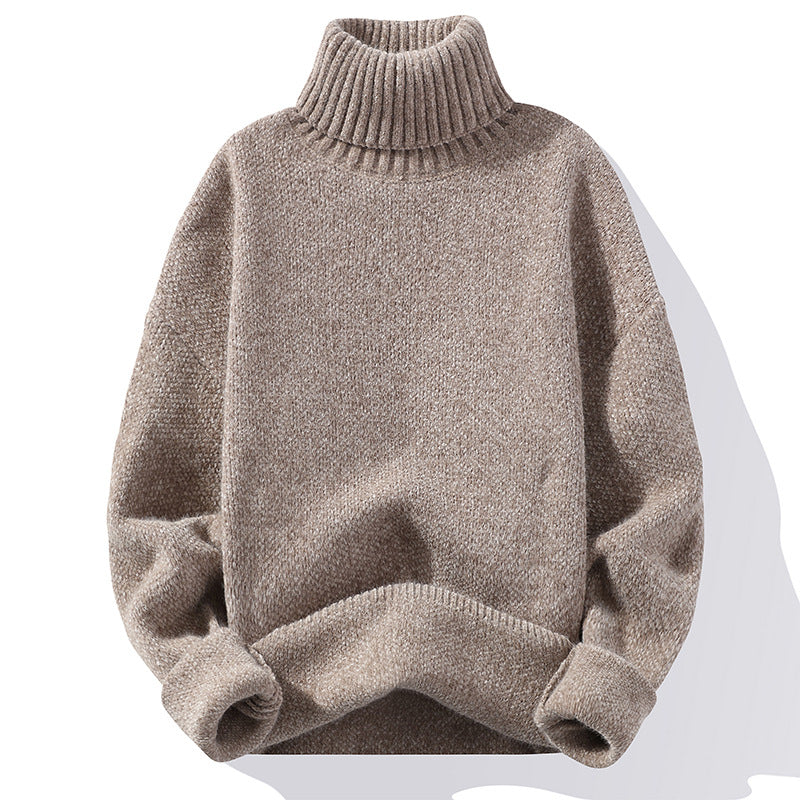 Turtleneck Sweater Men's Fashion Korean Slim Fit