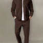 Men's Spring And Autumn Zipper Pocket Lapels Slim-fit Cardigan Men's Clothing Jacket Suits