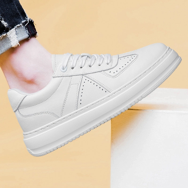 Men's Lace Up Lightweight Trendy All-matching Casual Board Shoes