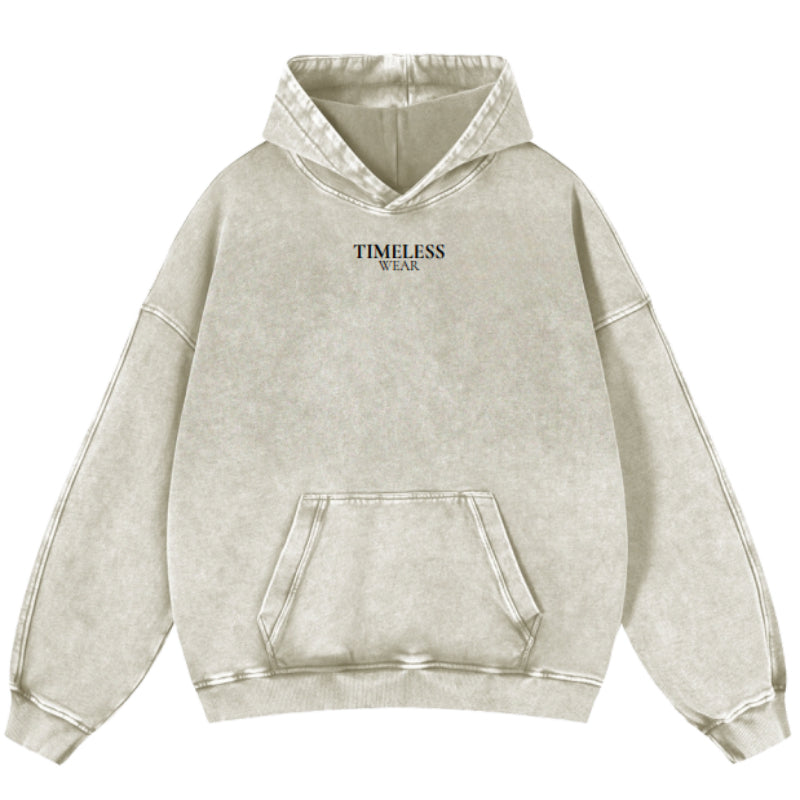 Heavyweight Washed And Distressed Loose Batik Sweatshirt