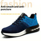 Anti-smashing And Anti-penetration Lightweight Fashion Sports Mesh Safety Shoes