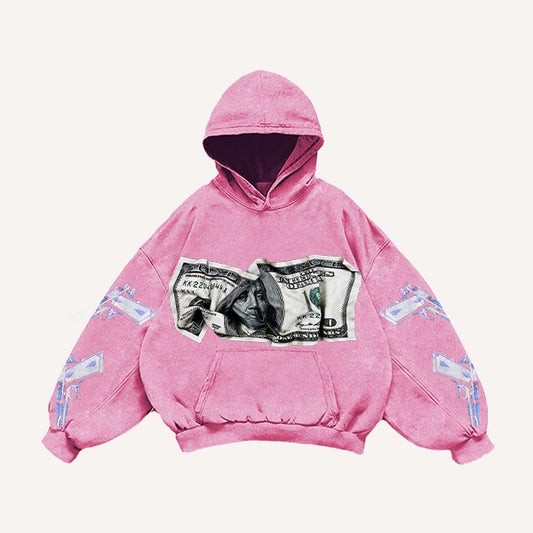 Fashion Casual Printed Polyester Sweater