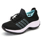 Large Size Women's Shoes High Elastic Flying Woven Breathable Sports Women's Socks Shoes