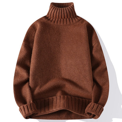 Turtleneck Sweater Men's Fashion Korean Slim Fit