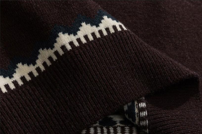 Autumn Winter Japanese Round Neck College Style Loose Sweater