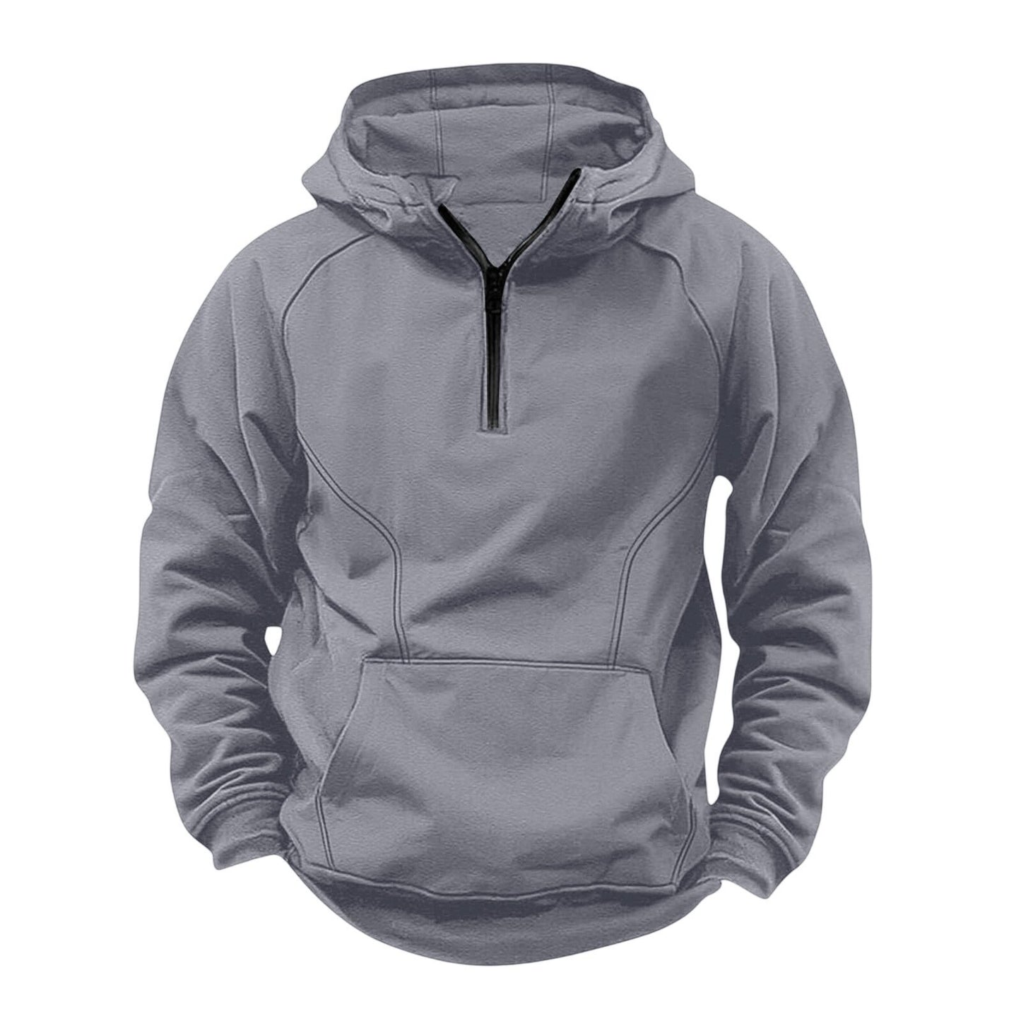 Hooded Retro Solid Color Distressed Sweater Long Sleeve Coat