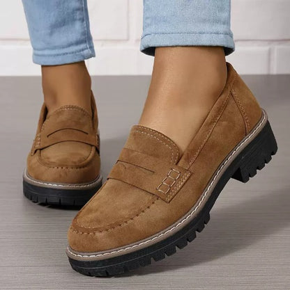 Fashion Casual Matte British Style Women's Shoes