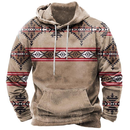 Viking Myth Digital Printing Men's Street Trend Hoodie