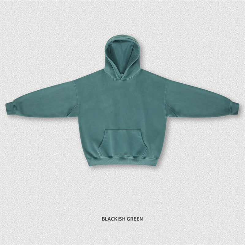 Old Plush Hoodie Washed In Autumn And Winter