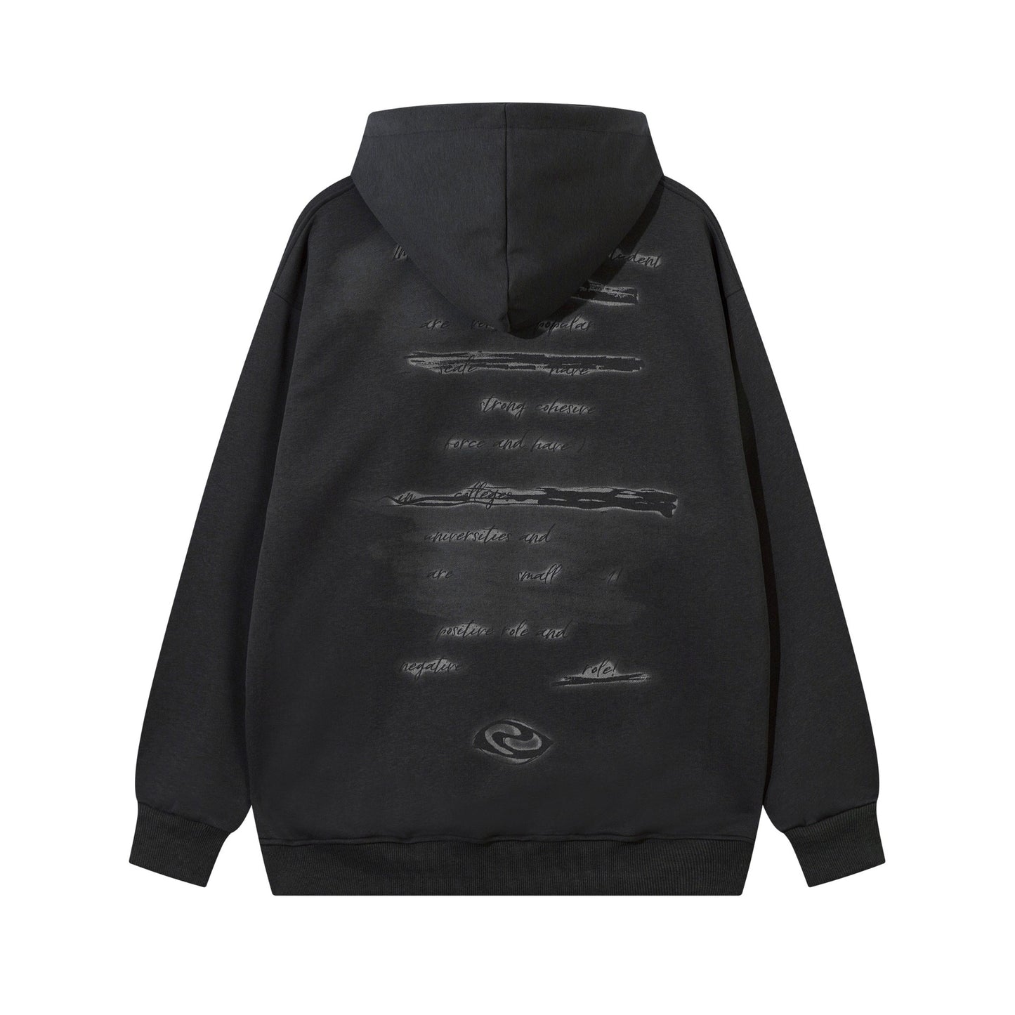 Printed Loose Hooded Sweater For Men