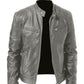 PU Leather Jacket Slim Leather Jacket