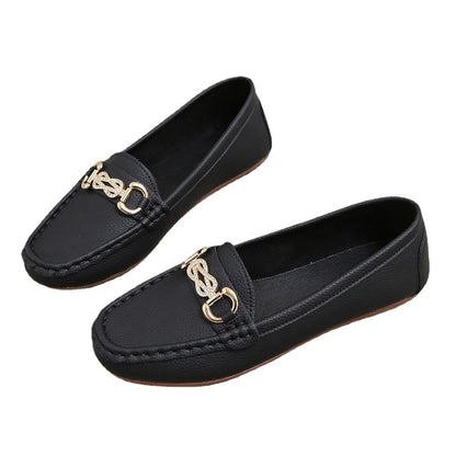 Women's Chain Slip-on Lofter Casual Outdoor Flat Shoes