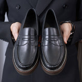 Comfortable Breathable Commuter Business Casual Leather Shoes Men