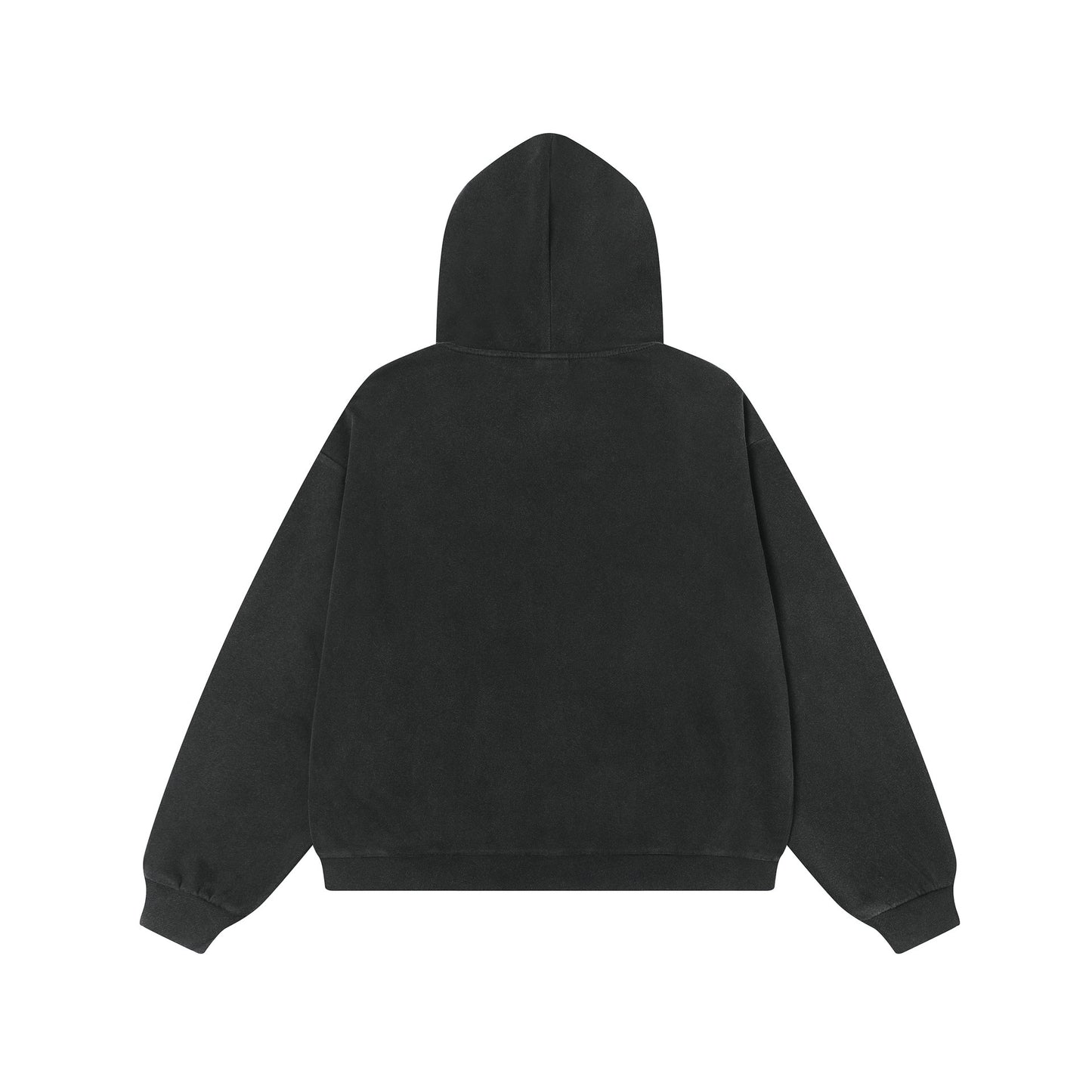 Spring New American College Style Retro Washed Hoodie Coat Cardigan Zipper Sweater