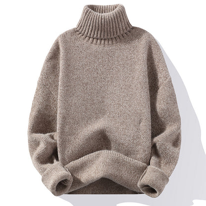 Turtleneck Sweater Men's Fashion Korean Slim Fit