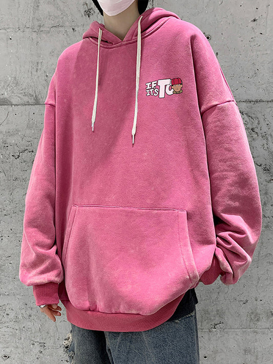 Heavy Cotton Zhongshan Hoodie Men's American Style Three Pin Hoodie Coat