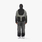 Men's Fashion Lamb Wool Hooded Zipper Coat Sweatshirt Patchwork Line Design Male Tops Casual